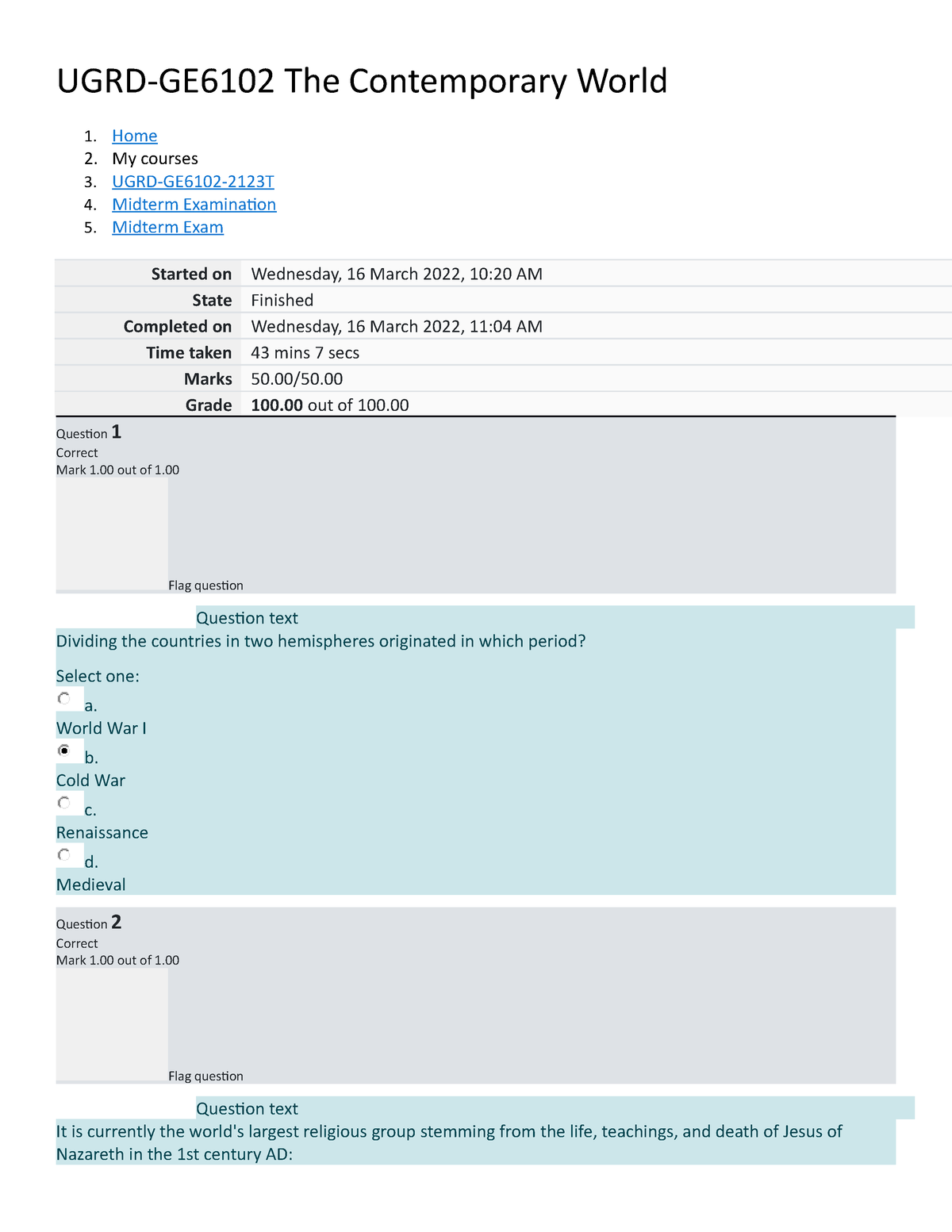 Mathematics In The Modern World Midterm Answer Key Pdf