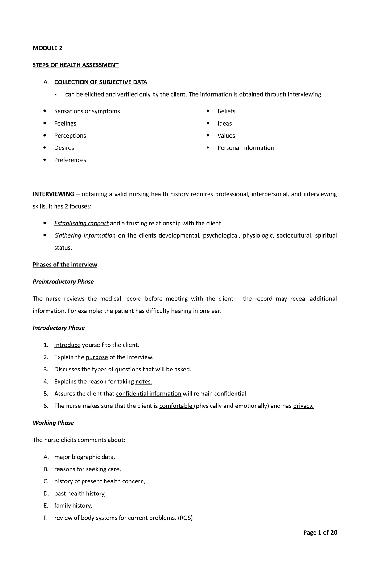 ha-module-2-none-module-2-steps-of-health-assessment-a-collection