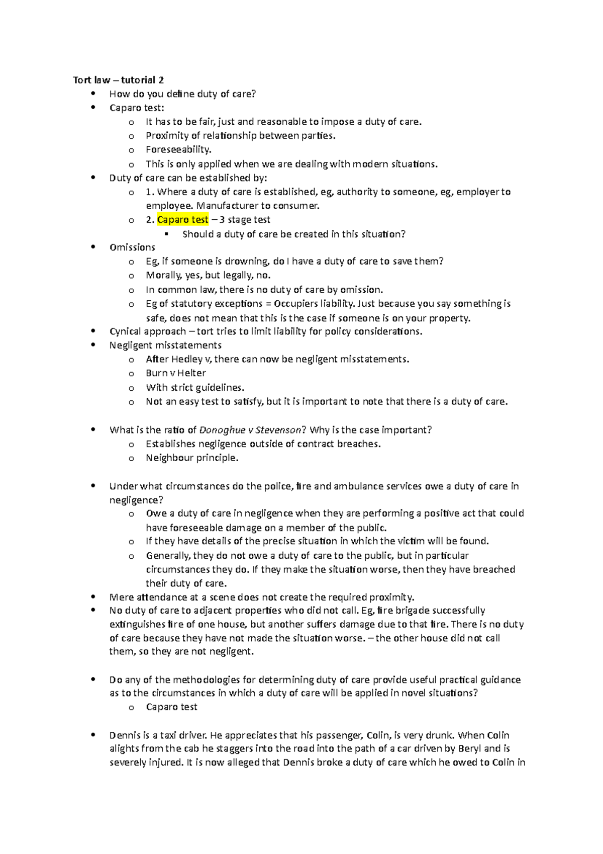 tort-law-tutorial-2-tort-law-notes-tort-law-tutorial-2-how-do