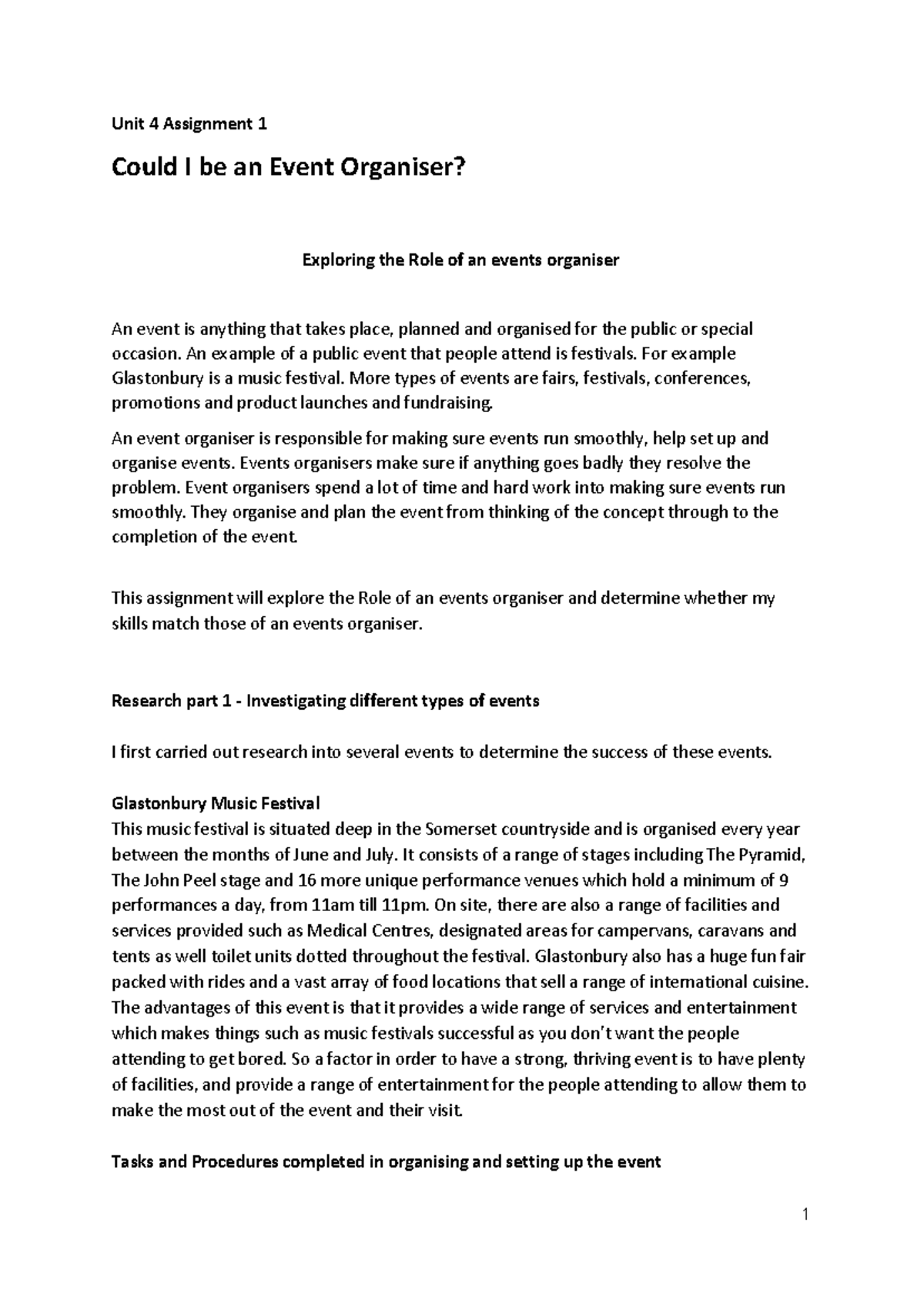 Exempler-4 - Unit 4 - Assignment 1 - Unit 4 Assignment 1 Could I Be An ...