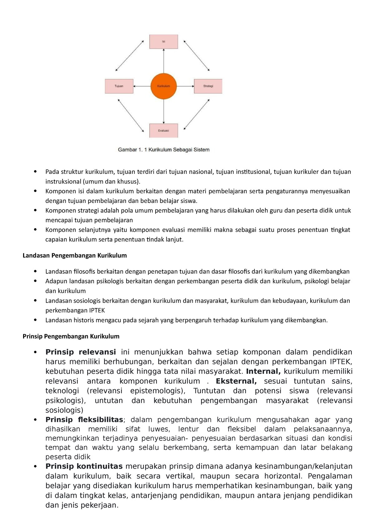 Perancang Dan Pengembangan Kurikulum - Pada Struktur Kurikulum, Tujuan ...