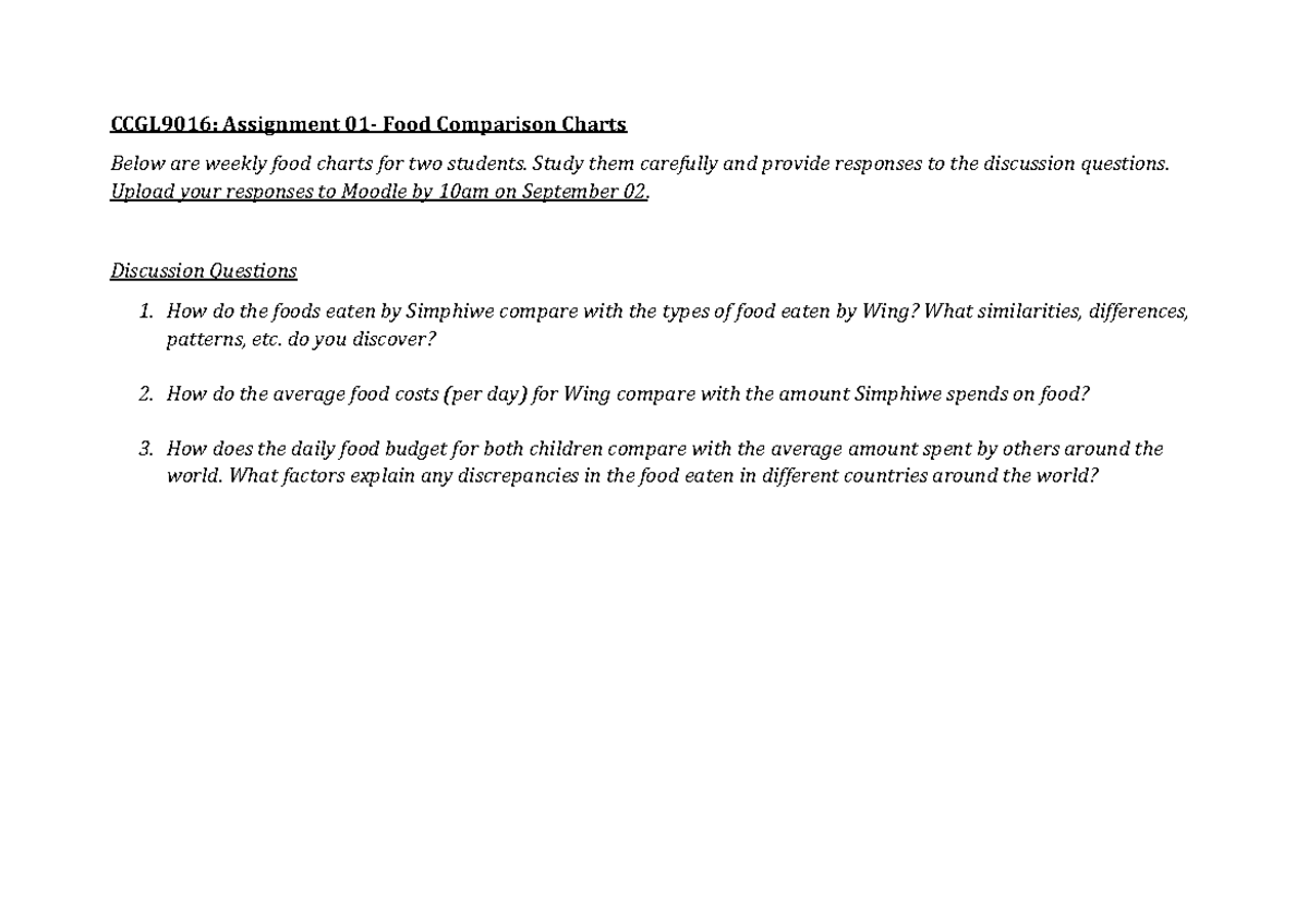 food-comparison-charts-ccgl9016-assignment-01-food-comparison-charts-below-are-weekly-food