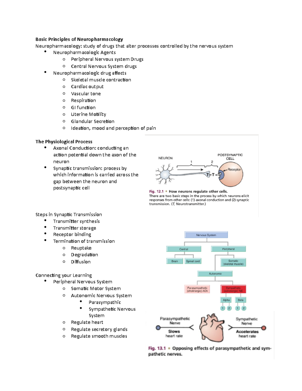 Week 3 Pharm - Basic Principles Of Neuropharmacology Neuropharmacology ...