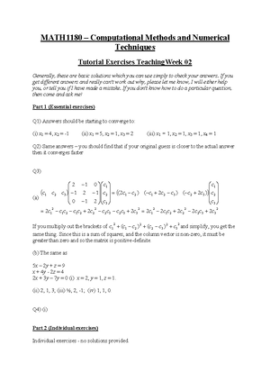 Tutorial 4 solutions - Exercise with solution - Tutorial 4 solutions ...