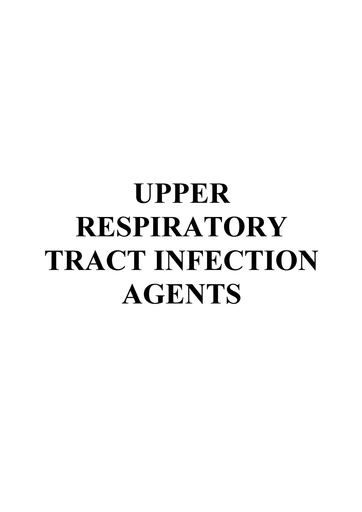 pharmacology-upper-respiratory-tract-infection-agents-upper