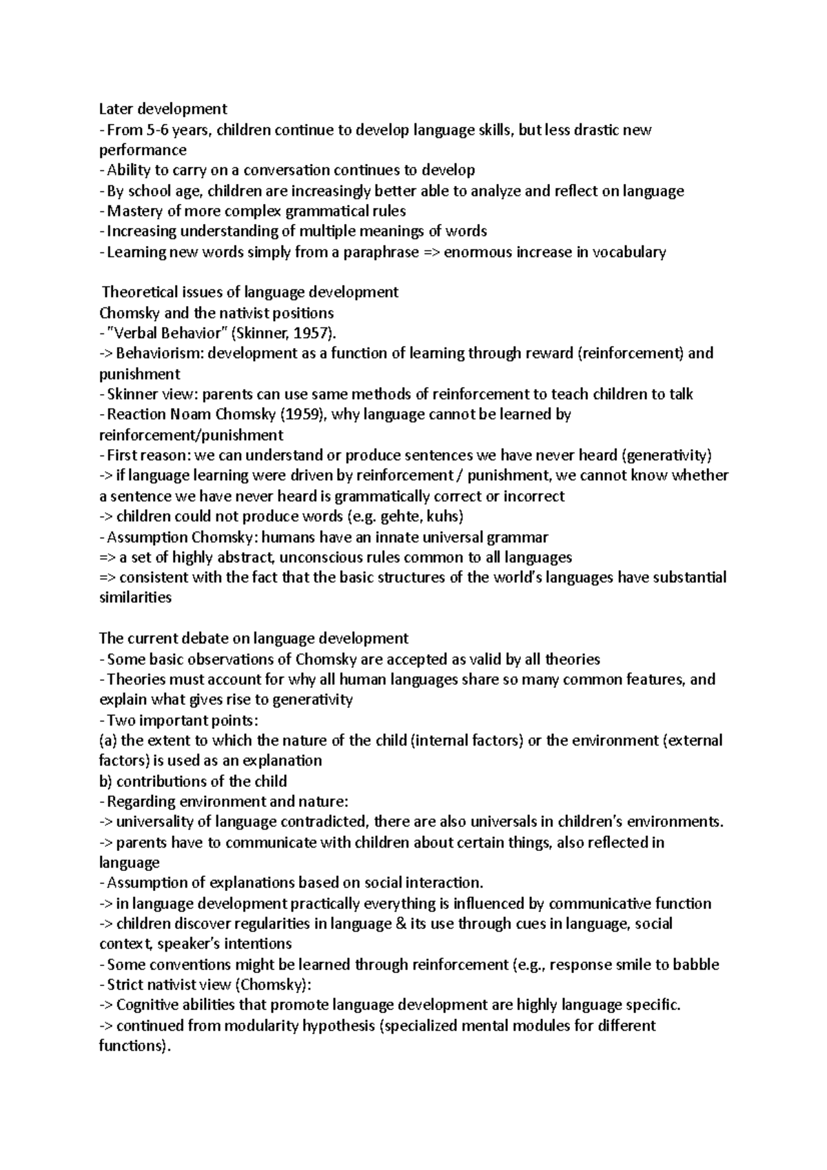 Later development - Introduction To Psychology - Later development From ...