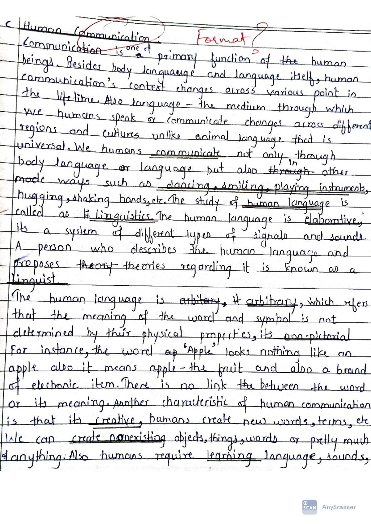 503-Concepts Human &Animal Comm - c Human Communication Communication ...