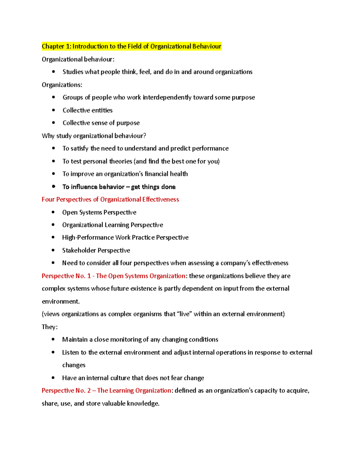 Chapter 1 - GMGT 2070 - Chapter 1: Introduction To The Field Of ...