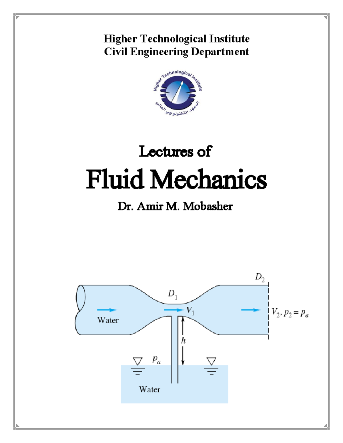 Fluidmachianics - Fluid Mechanics Notes - Flu Higher Technological ...