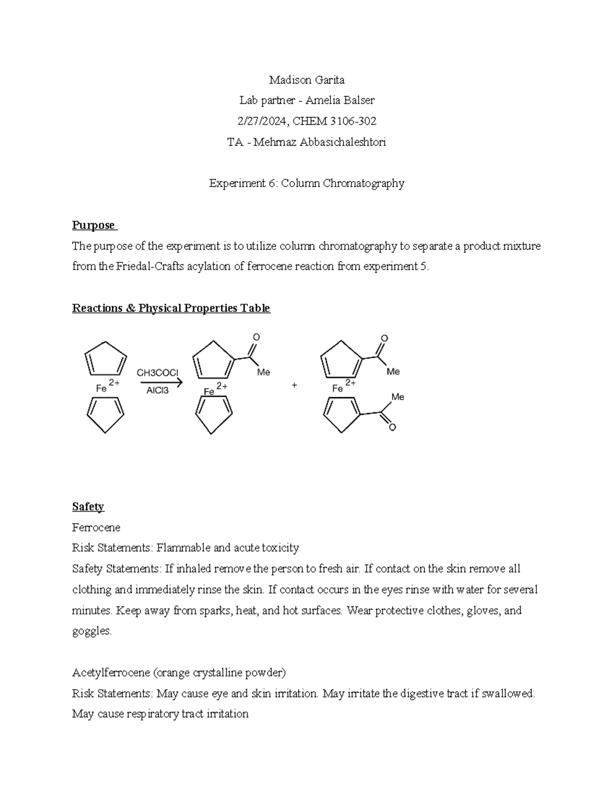 3106 Lab Report 6 - Madison Garita Lab Partner - Amelia Balser 2/27 ...