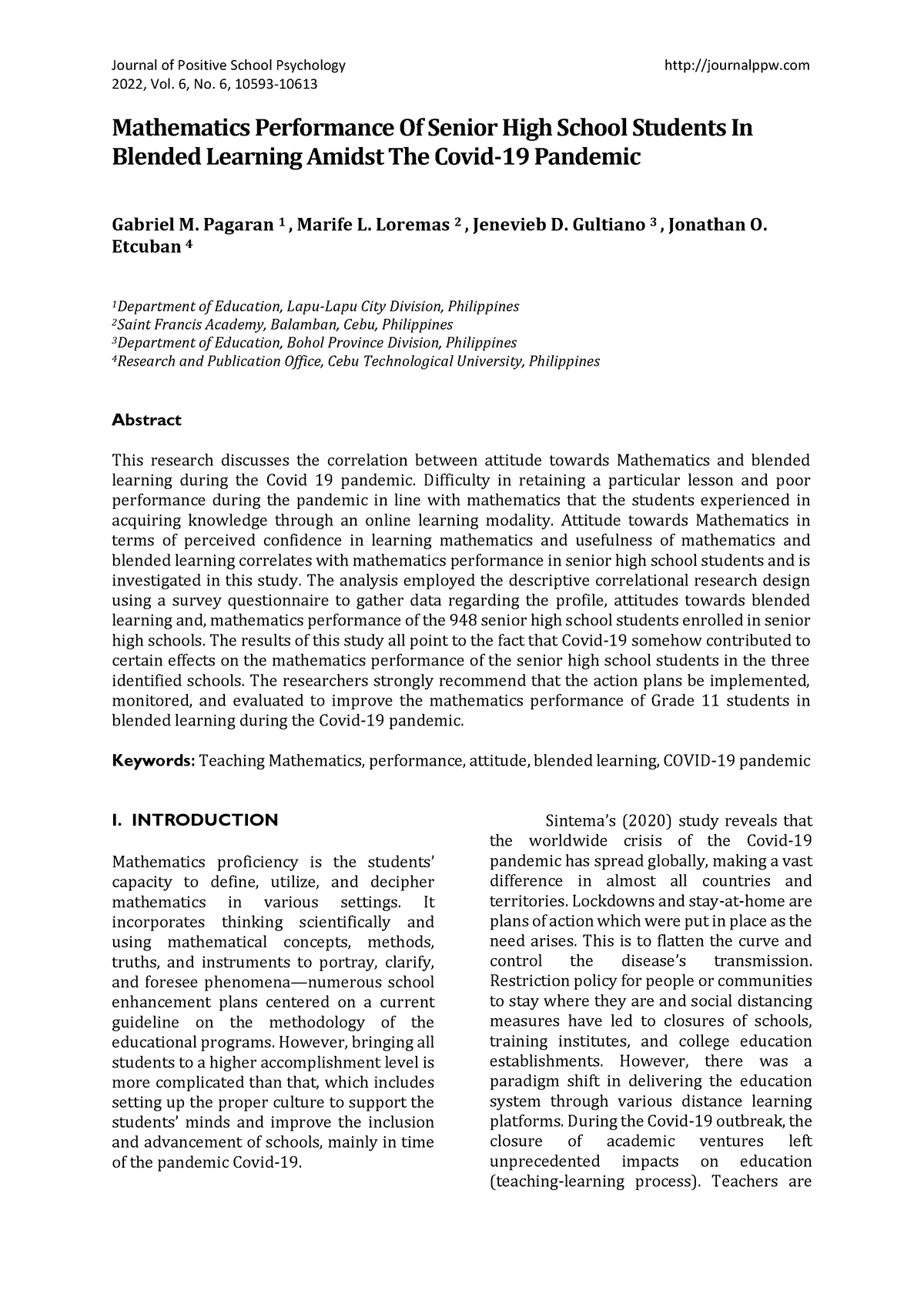 JPSP+ +2022+ +1   Swswswswsw   Journal Of Positive School Psychology