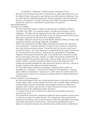 Chapter 2 Notes - Dr. Mandy Wintink - Introduction to Learning and ...