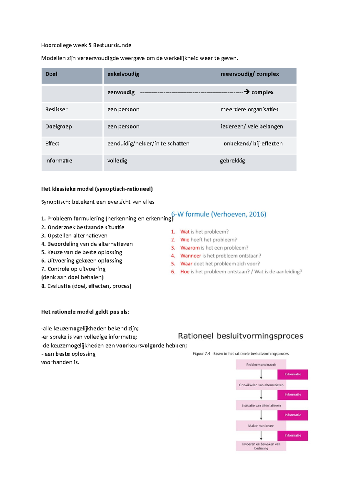 Hoorcollege Week 5 Bestuurskunde - Hoorcollege Week 5 Bestuurskunde ...