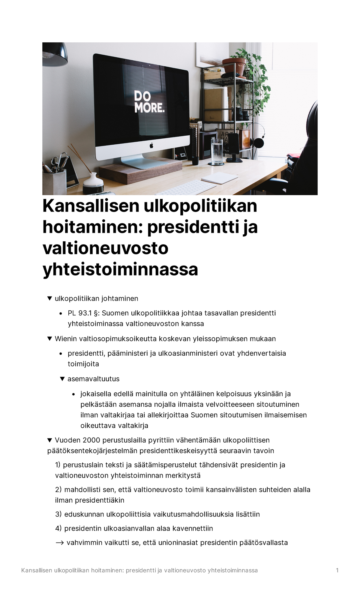 Kansallisen Ulkopolitiikan Hoitaminen - Valtion Tunnustaminen ...