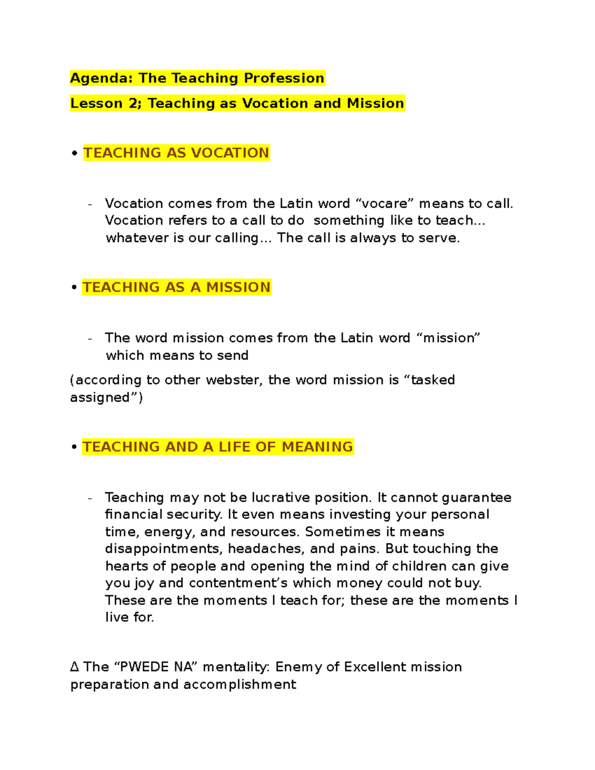 teaching-as-vocation-and-mission-1-vocation-refers-to-a-call-to-do