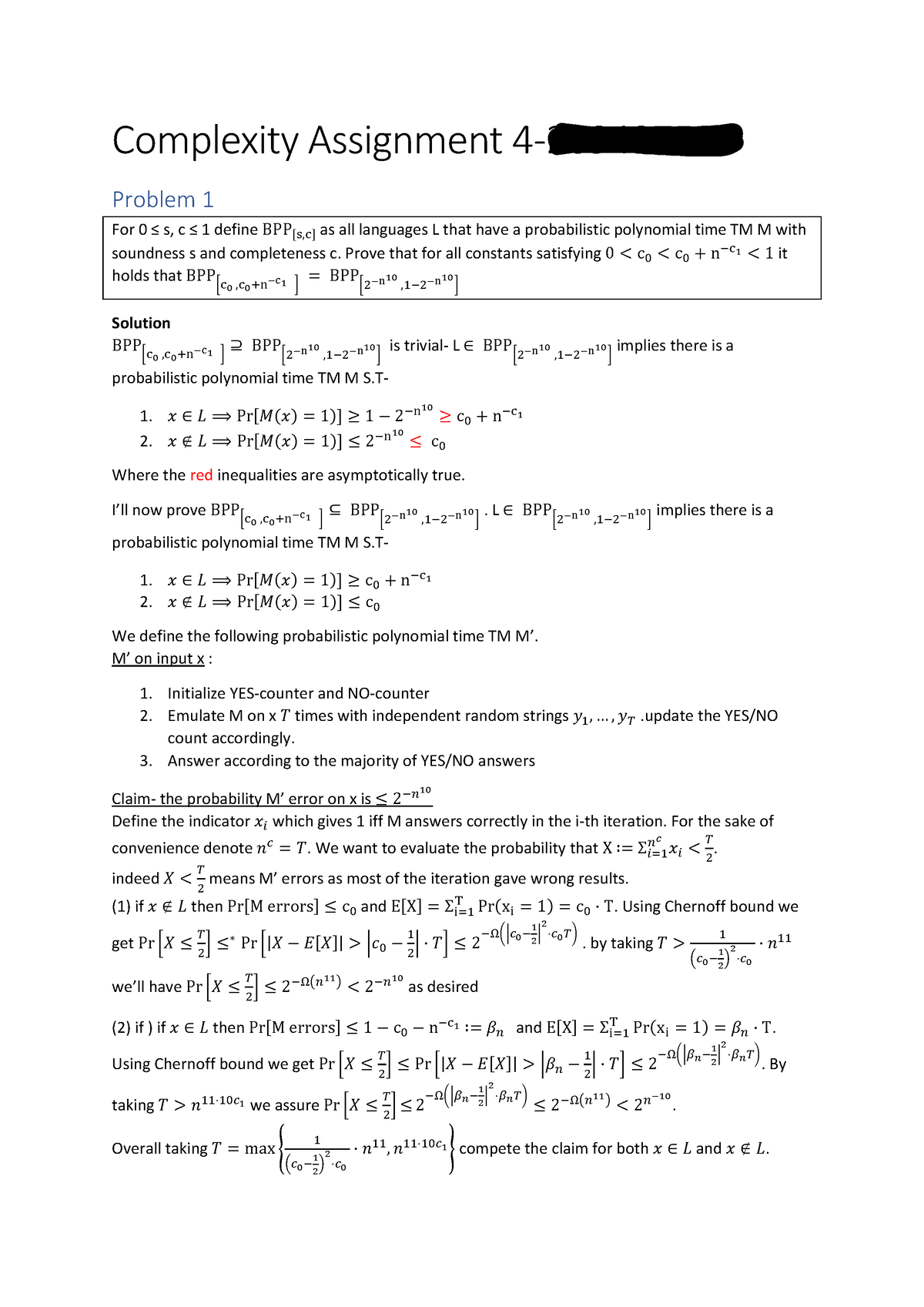 assignment problem complexity