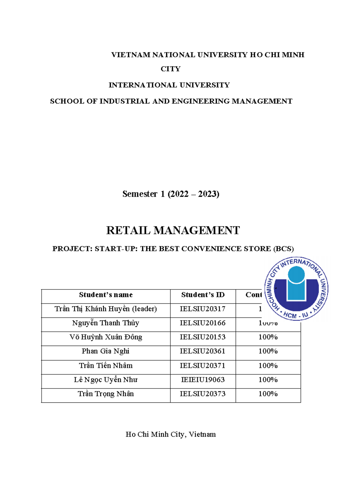 %5 Breport%20 Retail%20 Management%5D%20 Group%2008 - VIETNAM NATIONAL ...