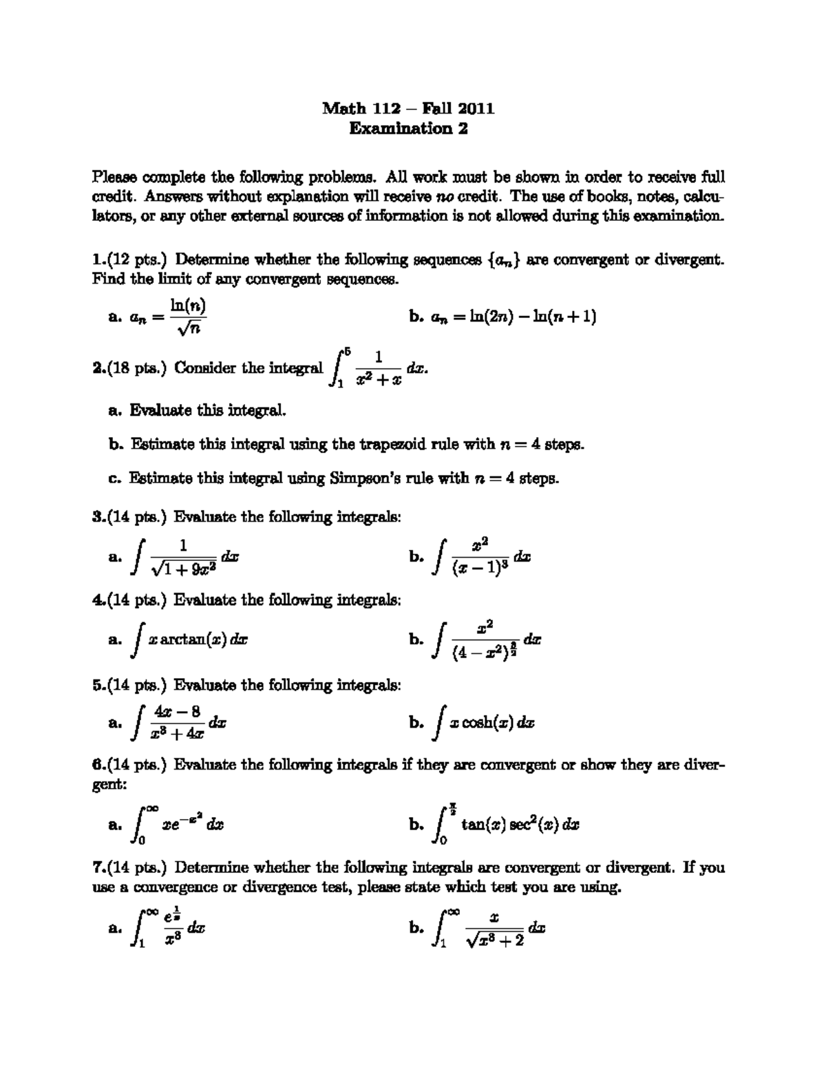 Njit Common Exams Math - 4h9maby