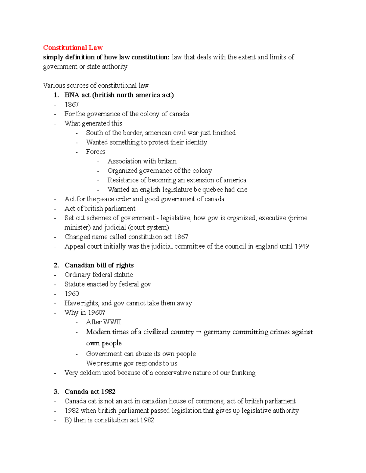 2080 Constitutional Law Notes Constitutional Law simply definition of