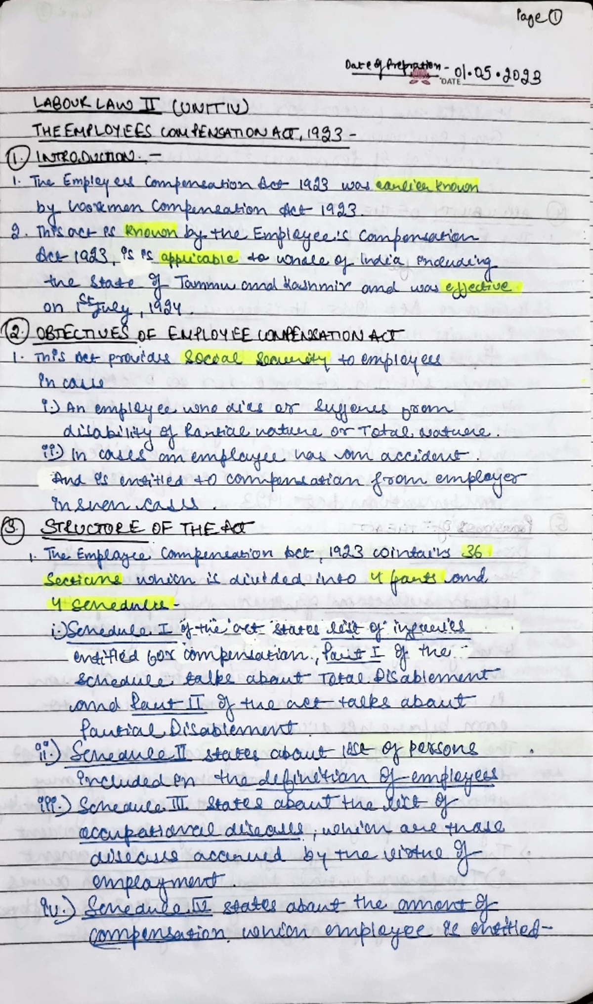 Labour Law II Psda Assignment - THE EMeLOYEES OnENSAnON A ( te tade on ...