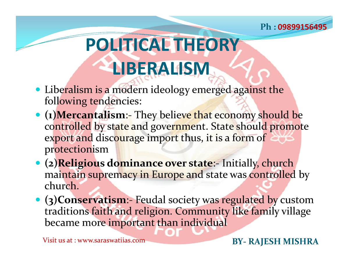 P Olitical- Theory- Liberalism-final-pdf - POLITICAL THEORY LIBERALISM ...