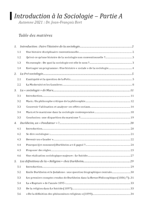 Cours N°3 - Emile Durkheim : Une Sociologie De L'intégration Sociale (1 ...