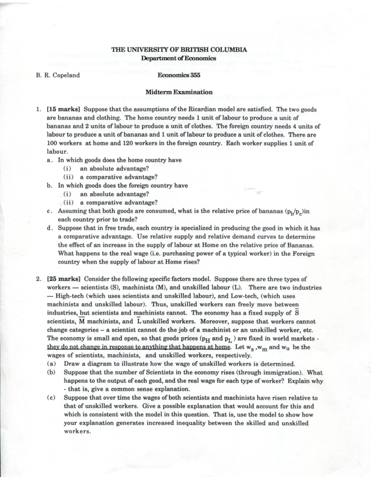 Midterm 1 2018, questions and answers - COMM 395 - Studocu