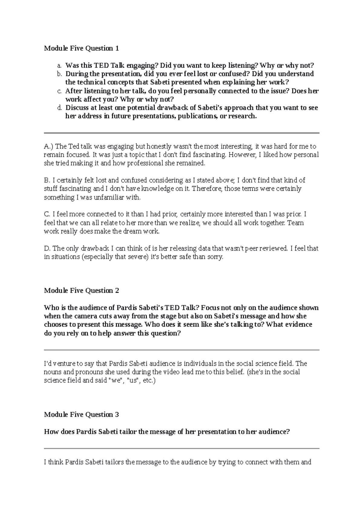 Autumn Isi SCS 200 Applied Social Sciences (3) - Module Five Question 1 ...