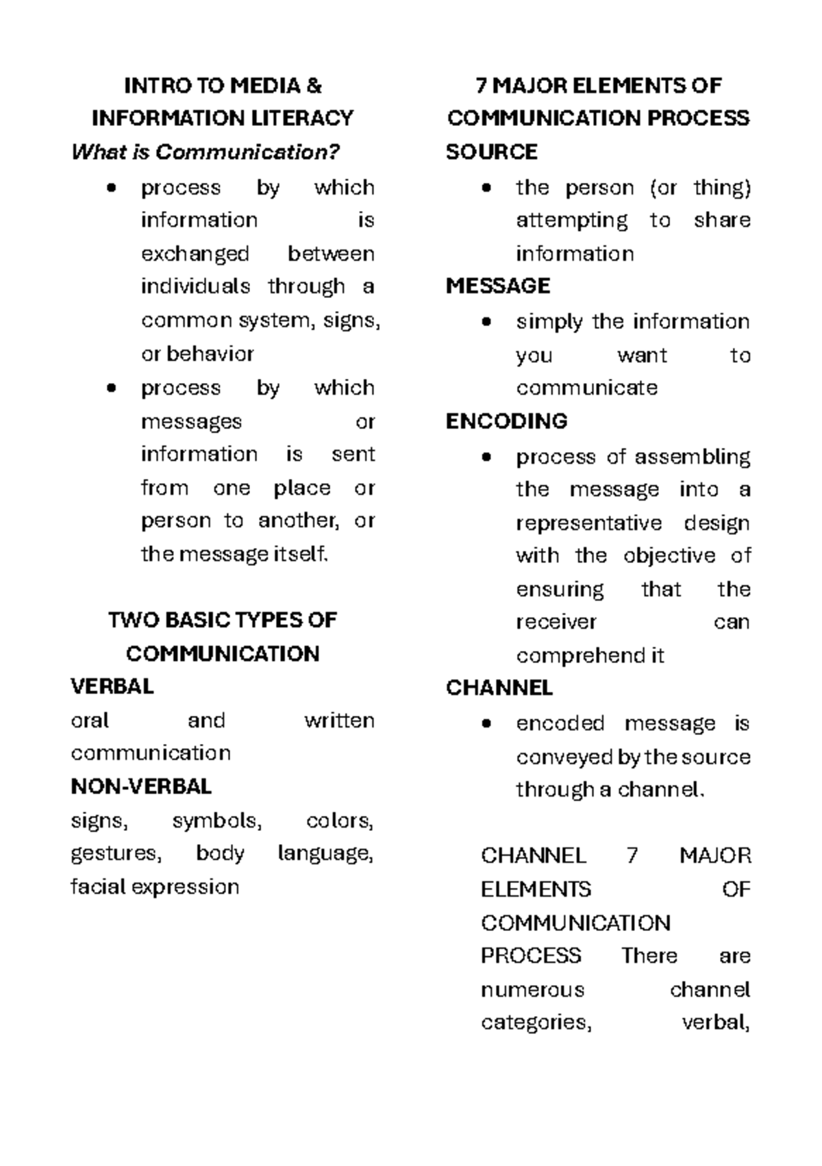 MIL Reviewer - revioewer quarter1 - INTRO TO MEDIA & INFORMATION ...