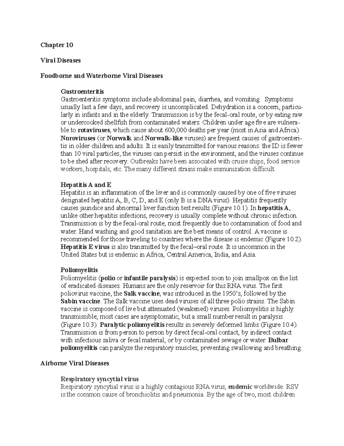 BI 351 Chpt. 10 Summary - Helpful for future students! - Chapter 10 ...
