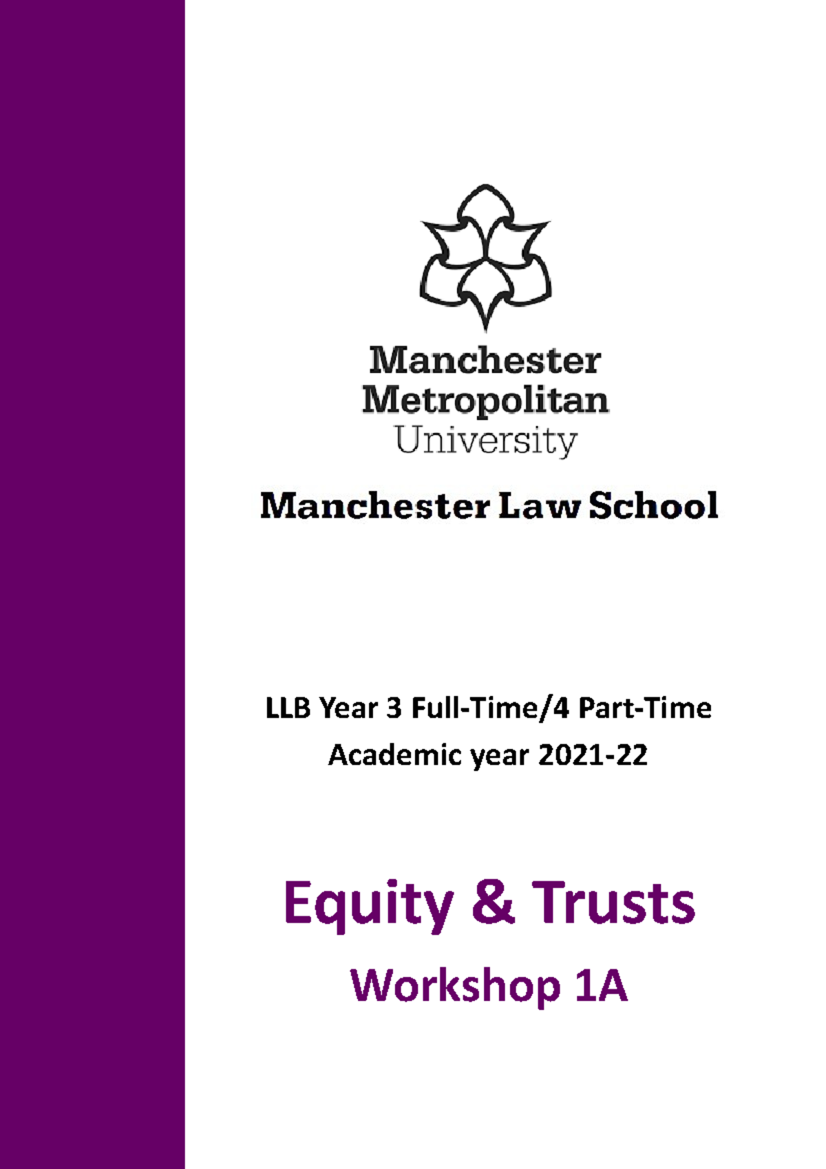 workshop-1a-the-nature-of-equity-456z0016-mmu-studocu