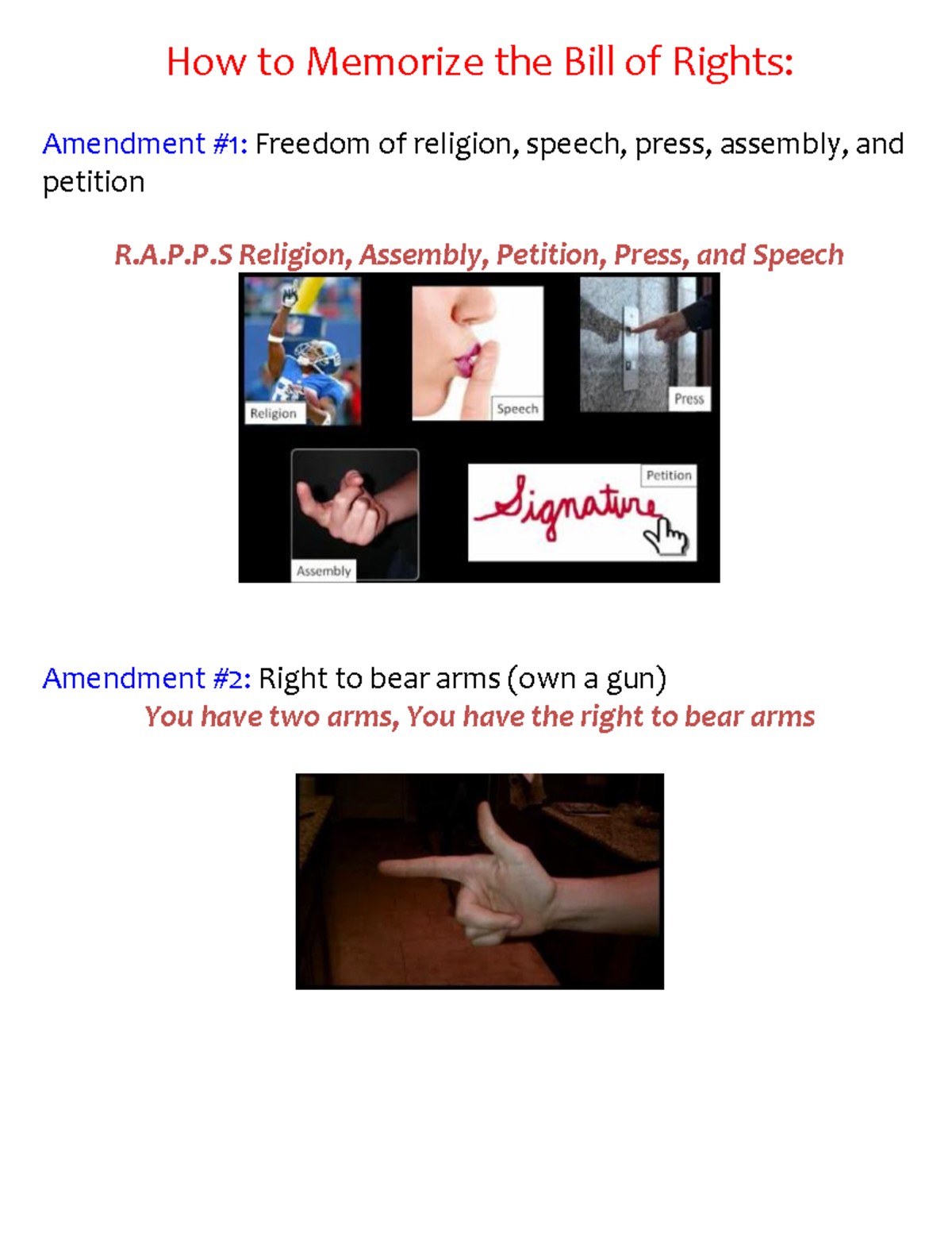 Howto Memorizethe Billof Rights How To Memorize The Bill Of Rights Howto Memorizethe Billof Rights How To Memorize The Bill Of Rights