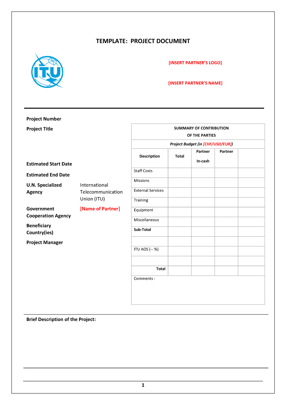 project-document-template-software-project-management-studocu