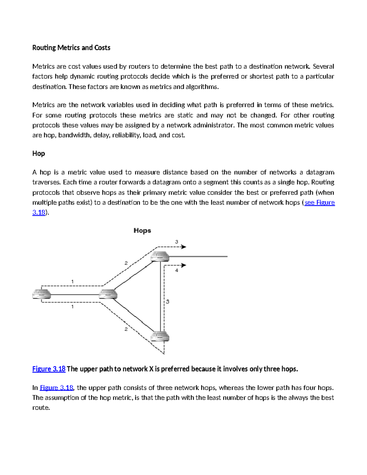 Lect 6. Routing Metrics and Costs - Routing Metrics and Costs Metrics ...