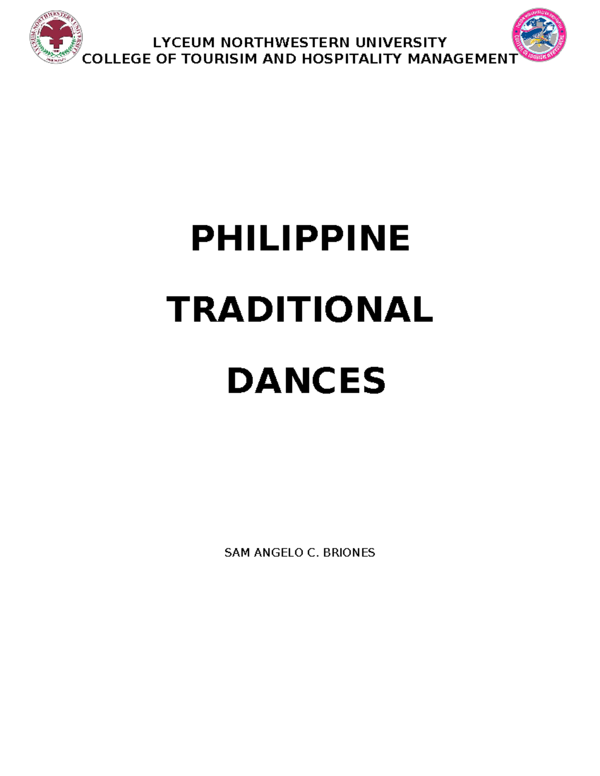 Philippine- Traditional- Dances - COLLEGE OF TOURISIM AND HOSPITALITY ...