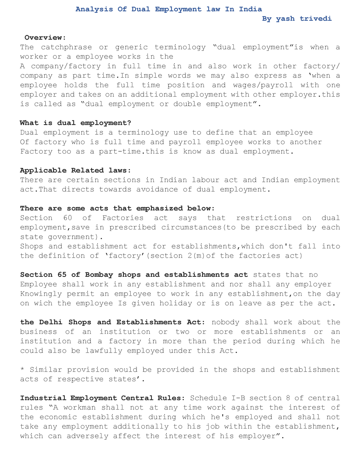 analysis-of-dual-employment-law-in-india-analysis-of-dual-employment