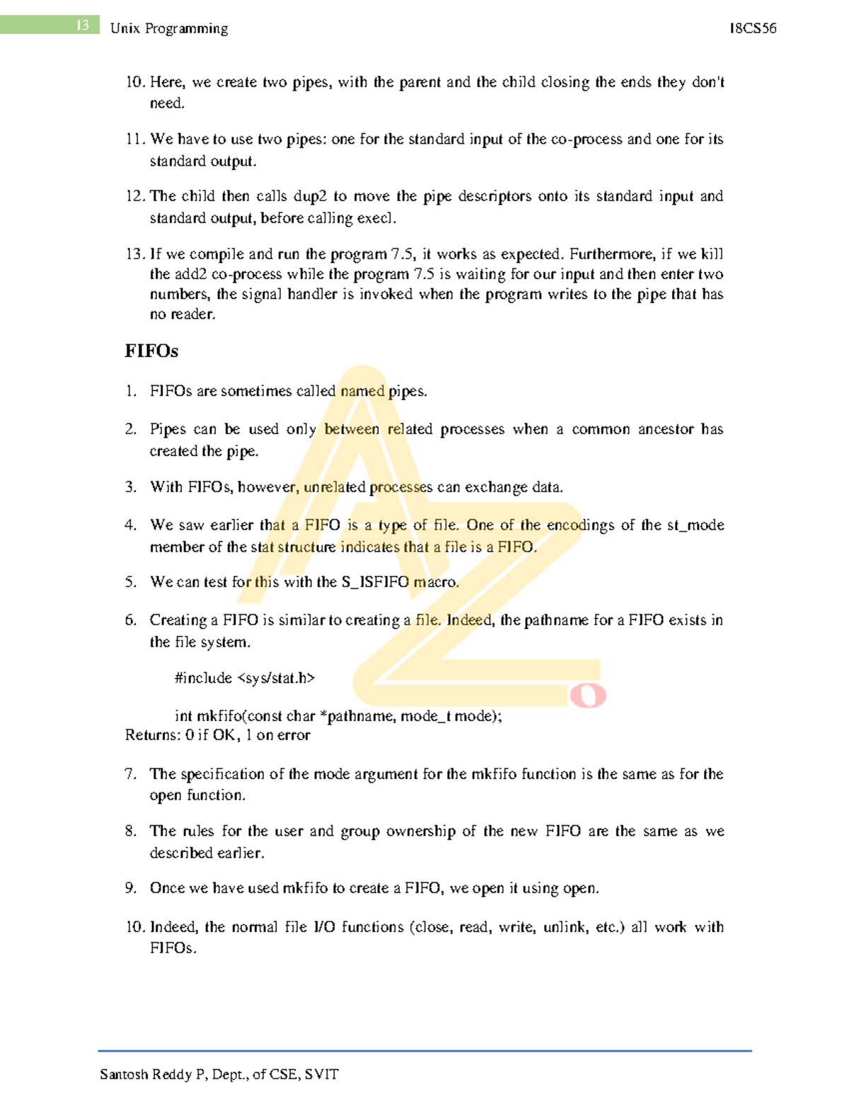 FIFOs and Message Queues in Unix Programming - Here, we create two ...