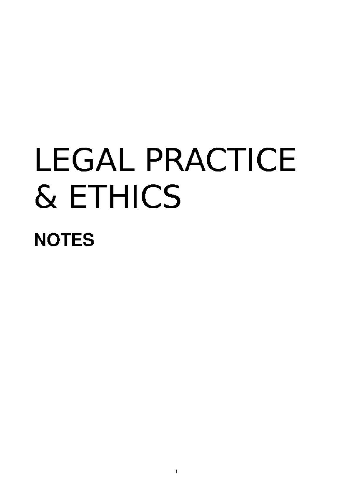 legal-practice-notes-legal-practice-ethics-notes-1-table-of