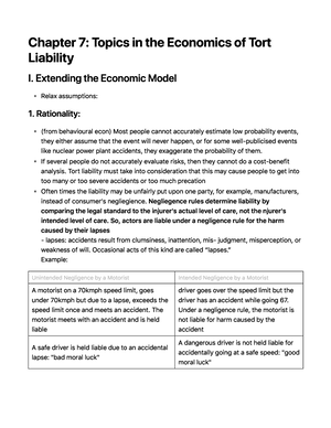 Cooter and ulen law and economics answers chapter 8