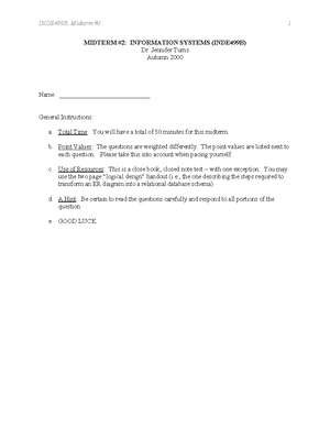 Mid Term 2 00 11 08 Solutions