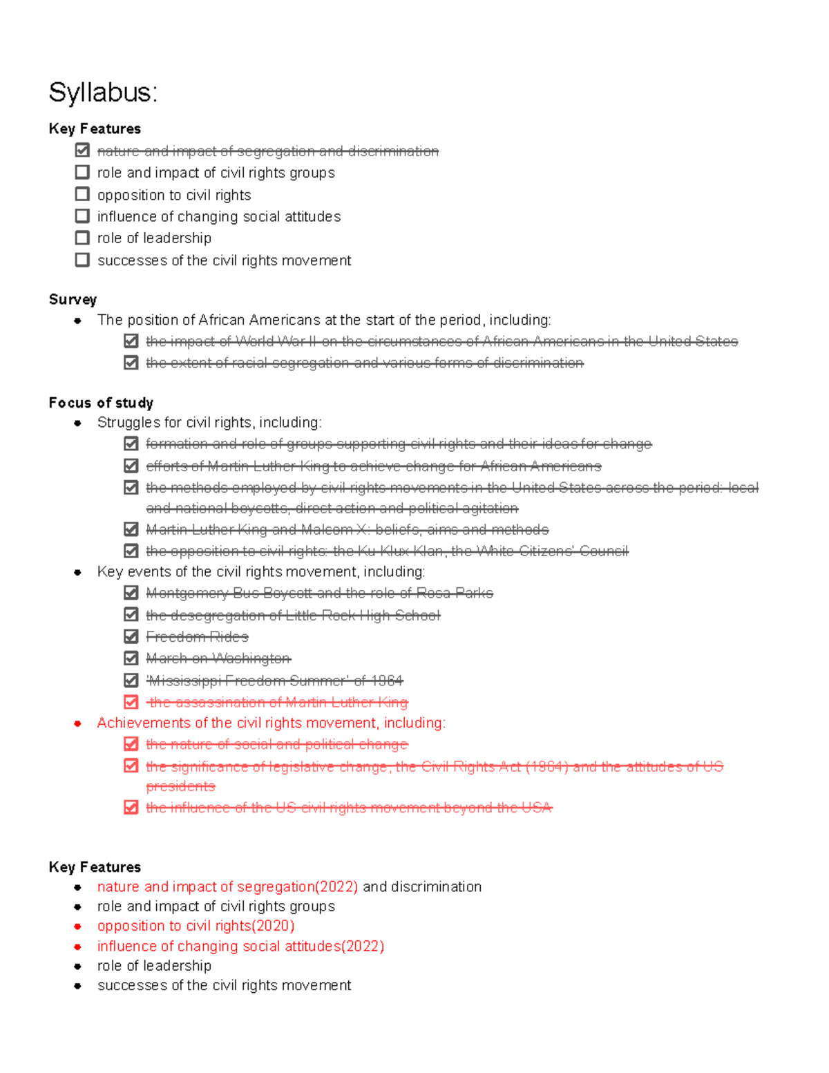 Us civil rights notes question answers 65951 e177ebf1 - Syllabus: Key ...