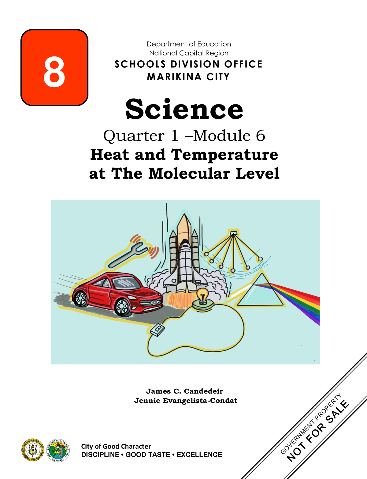 SCI8 Q1 M6 Heat and Temperature - City of Good Character James C ...