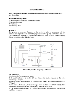 Adc lab 5 - adc - EXPERIMENT NO - 5 AIM: To Construct and Verify Pre ...