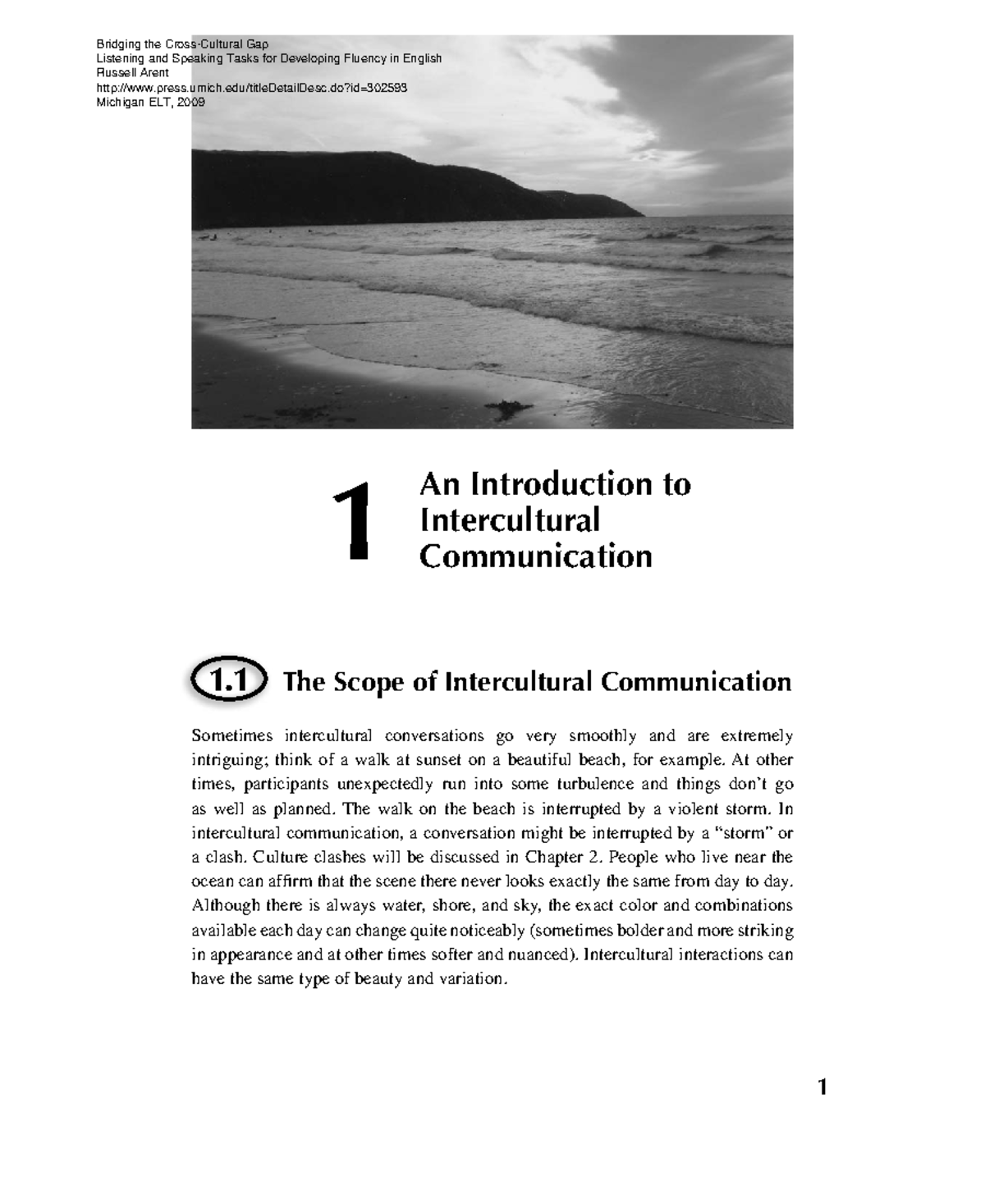 Intercultural Communication Week 2 - 1 1 An Introduction to ...