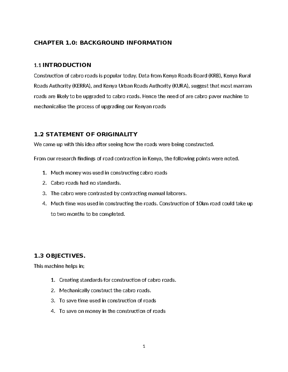 2. cabro paver machine - project - CHAPTER 1: BACKGROUND INFORMATION 1 ...