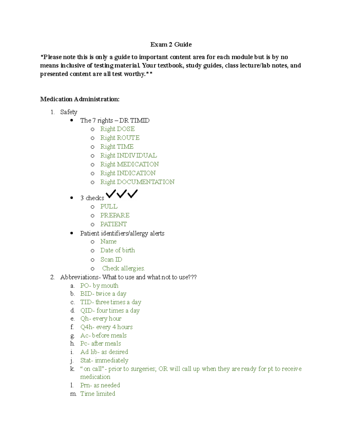 Funds Exam 2 Guide Notes For Fundamentals Second Test Exam 2 Guide