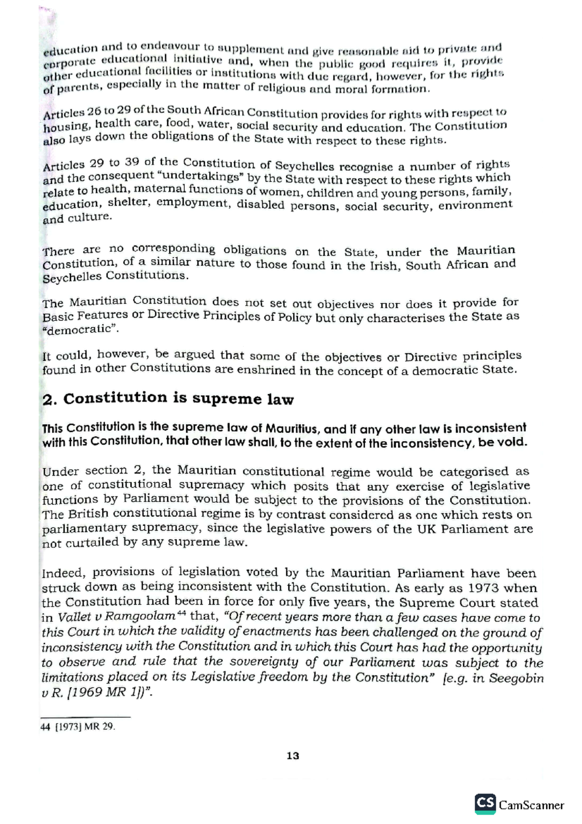 The constitution of Mauritius book by Meetarbhan 2 AS Law Studocu