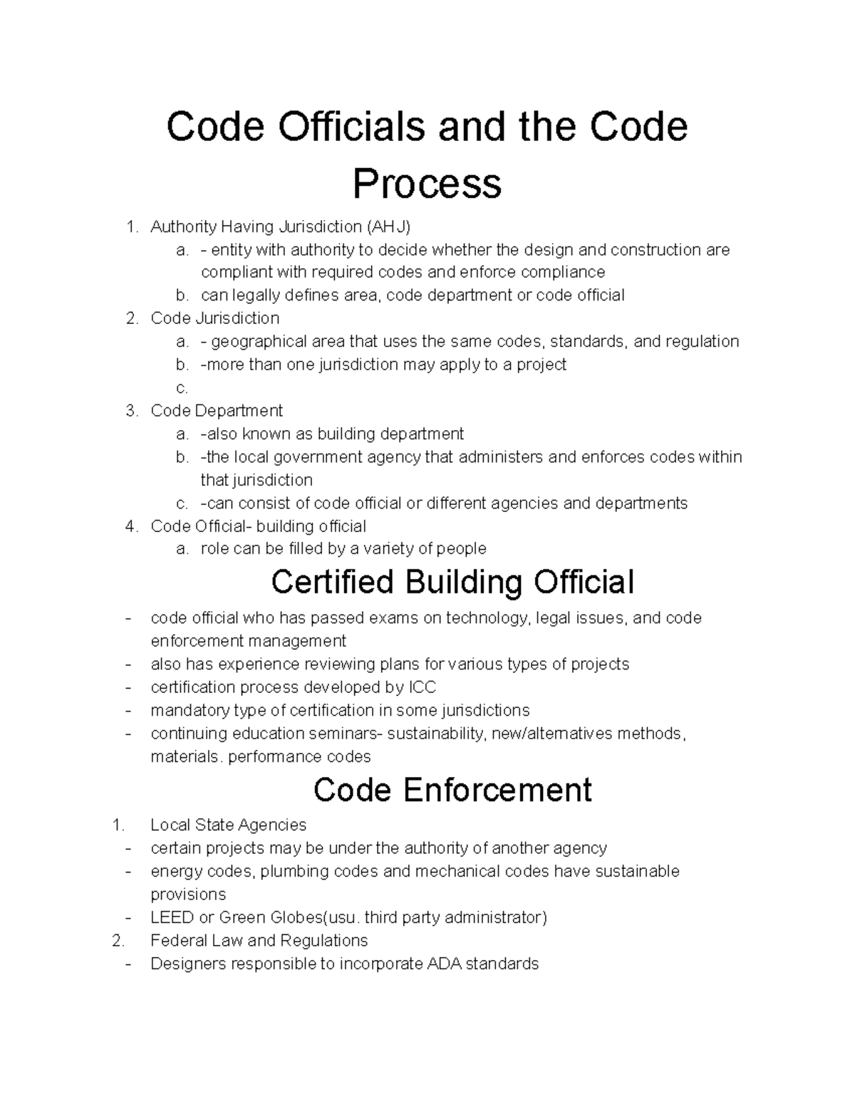 Codes P And O Code Officials And The Code Process Authority Having 