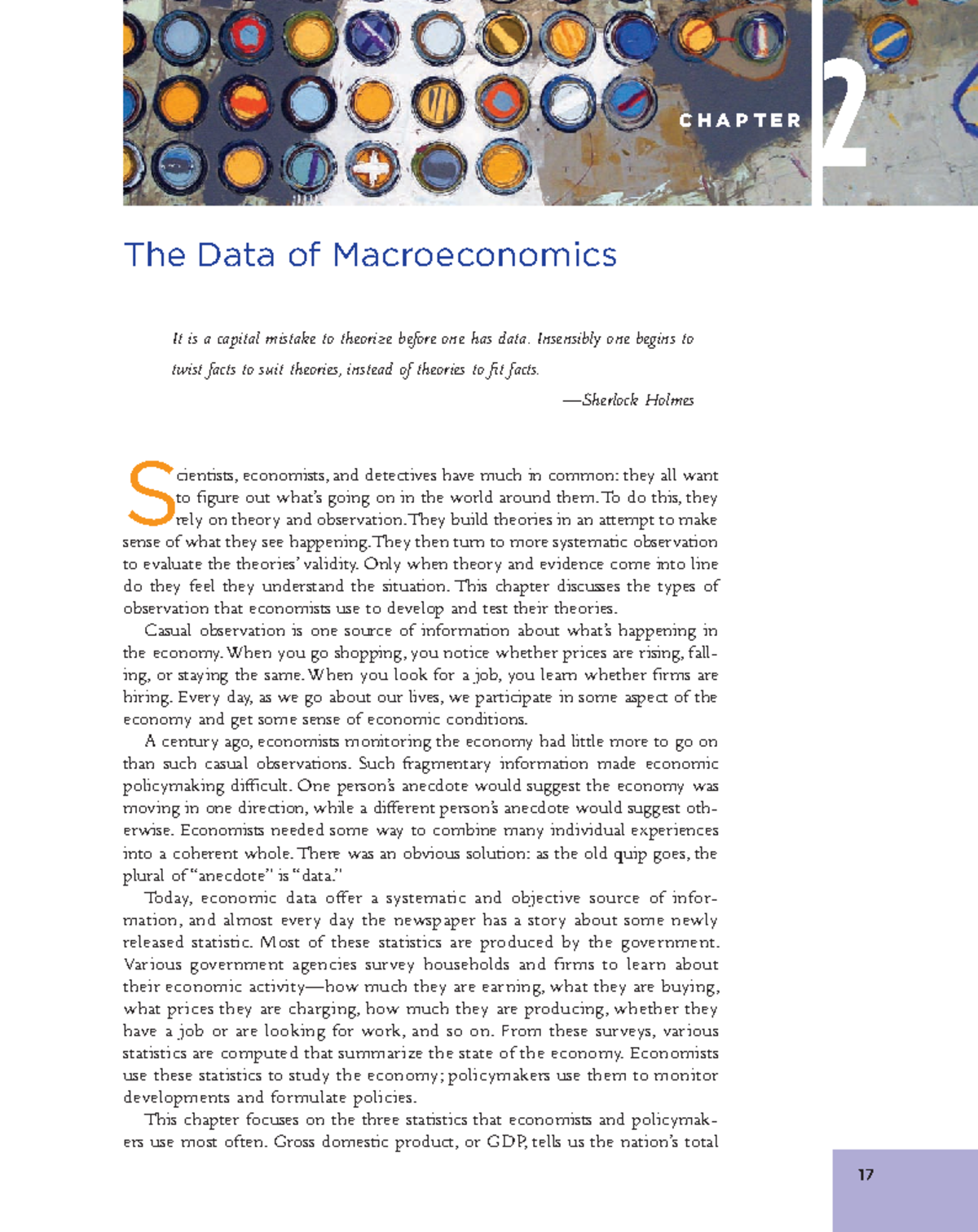 Chapter 2 Mankiw m6Wy6Bi P06 - 17 The Data of Macroeconomics 2 C H A P ...