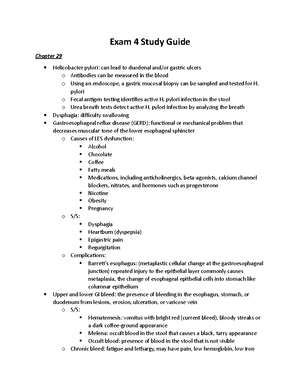 Patho Exam 3 Study Guide - Exam 3 Study Guide Chapter 20 lung anatomy ...